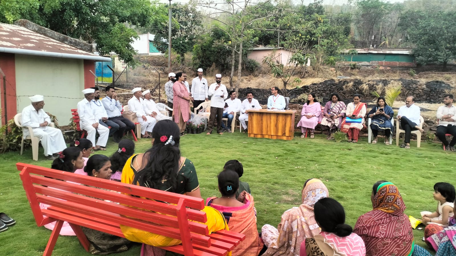 Gram Sabha in session